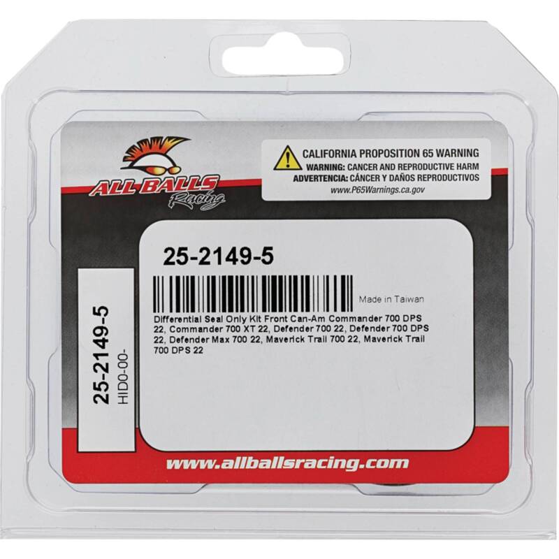 All Balls Racing Differential Seal Kit