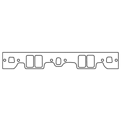 Cometic Chevy Gen1 Small Block V8 .060in Fiber Intake Manifold Gasket Set-Brodix IK 180/RR 180 Heads