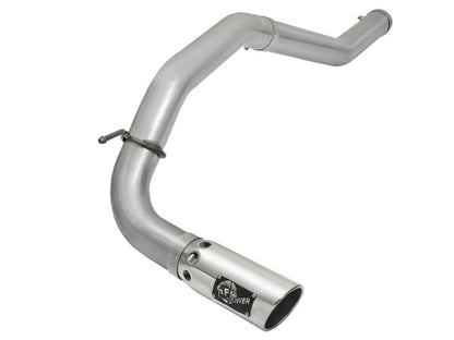 aFe LARGE Bore HD Exhausts 4in DPF-Back SS-409 2016 Nissan Titan XD V8-5.0L CC/SB (td)