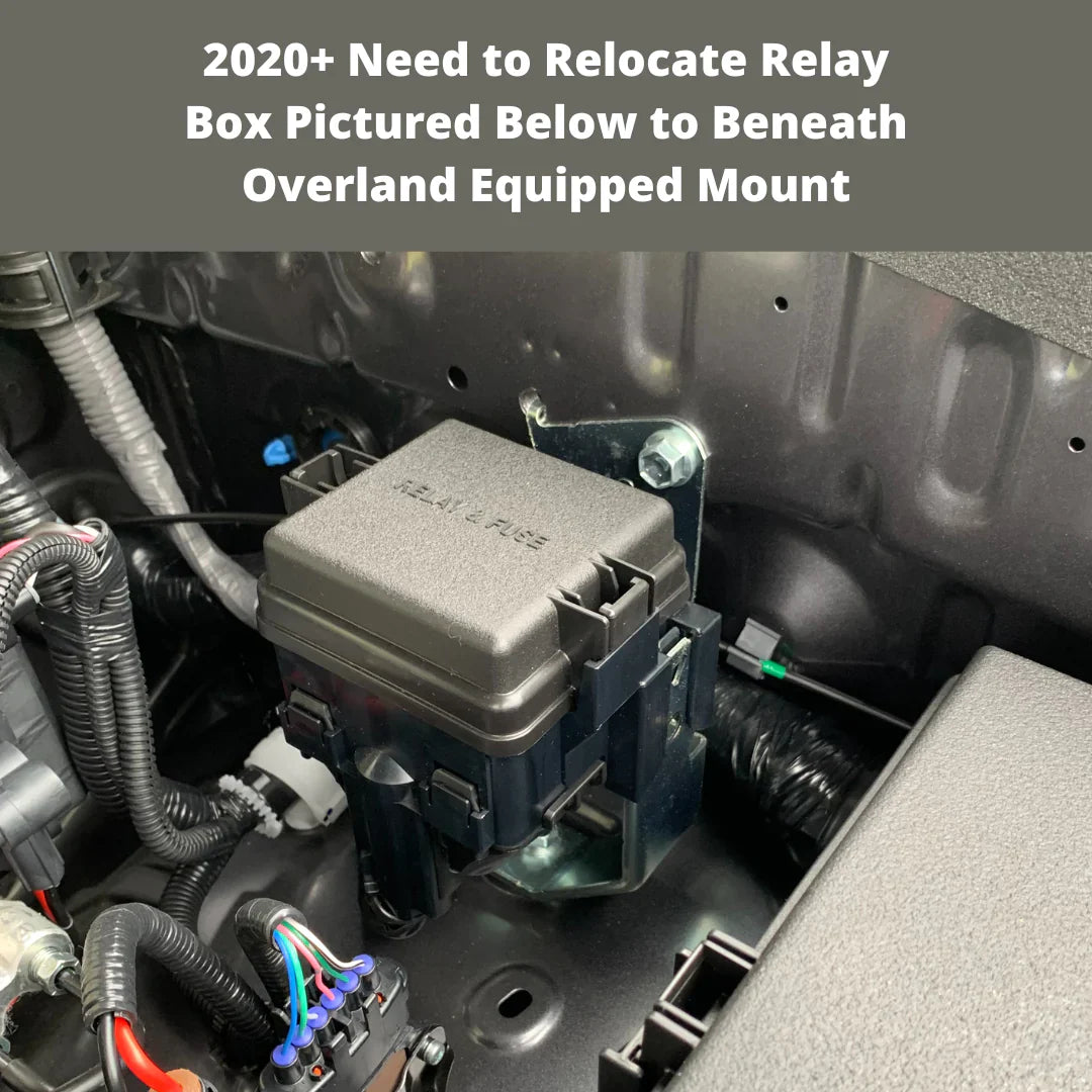 2010-2024 Toyota 4Runner Auxbeam Engine Bay Controller Mount By Gatekeeper Off-Road