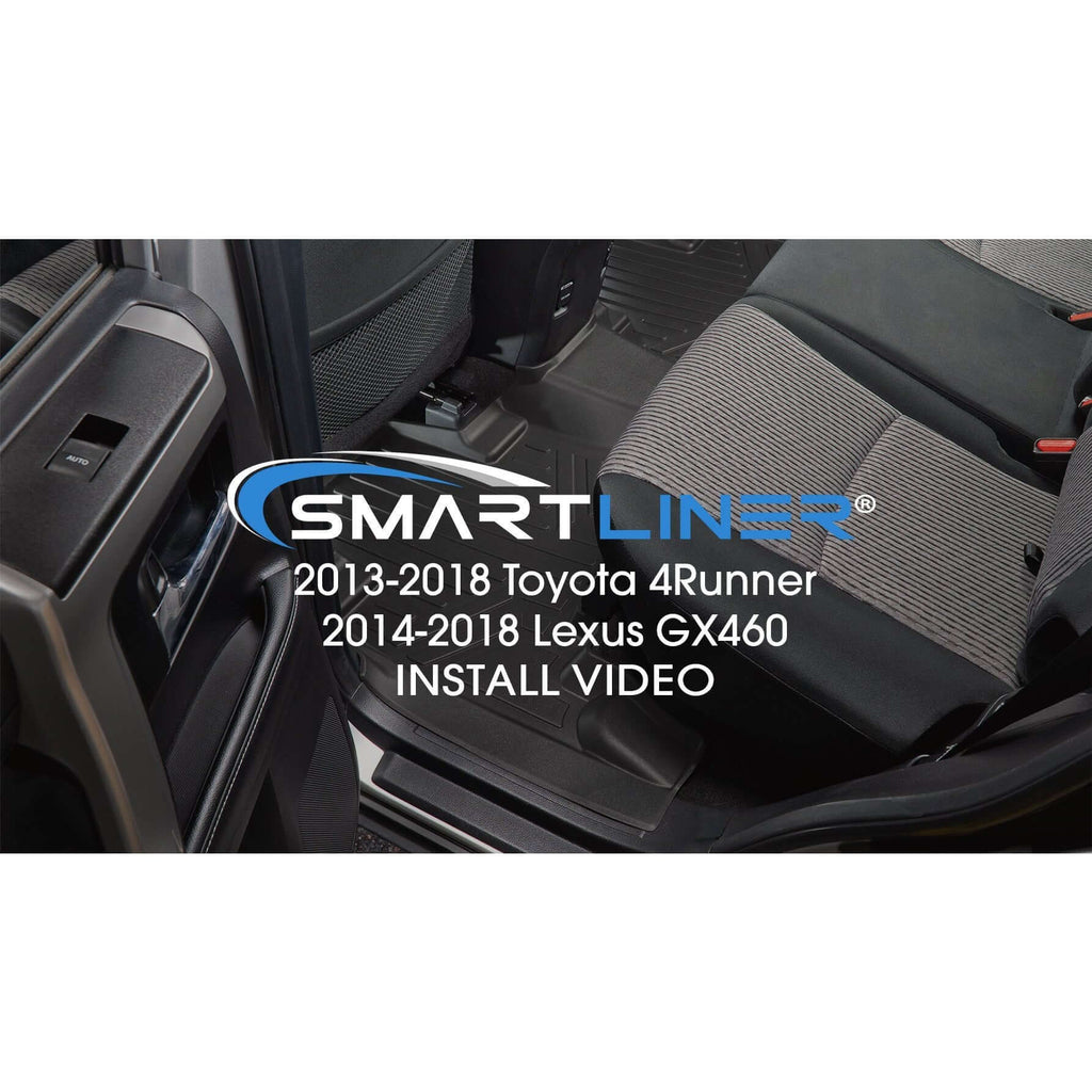 SMARTLINER Custom Fit Floor Liners For 2013-2024 Toyota 4Runner (7 Passenger with 3rd Row Seats)