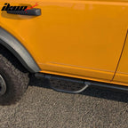 2021-2025 Ford Bronco 2/4 Dr Black Rock Rail Side Step Tungsten Steel