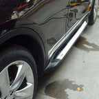 2009-2013 Infiniti FX35 FX50 OE Style Silver Running Board Aluminum