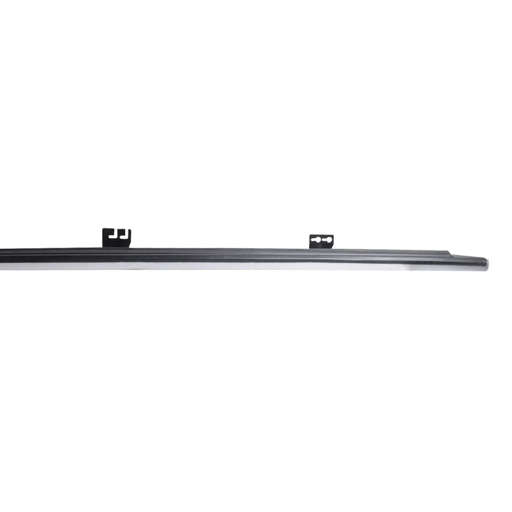 2003-2012 Land Rover Range Rover OE Silver Rubber Black Running Board