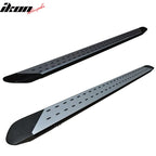 2007-2012 Toyota RAV4 OE Style Black Silver Running Board Aluminum