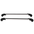 2014-2020 Nissan Rogue OE Luxury Black Roof Rack Cross Bar Aluminum