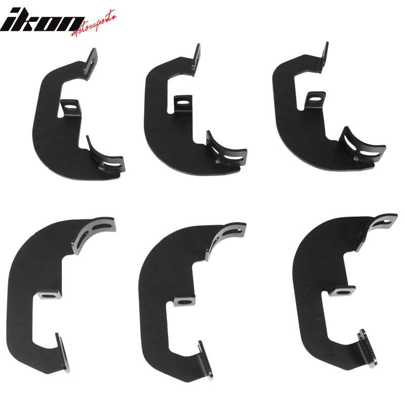 2007-2018 Chevy Silverado Crew Cab BCT Style Black Running Boards