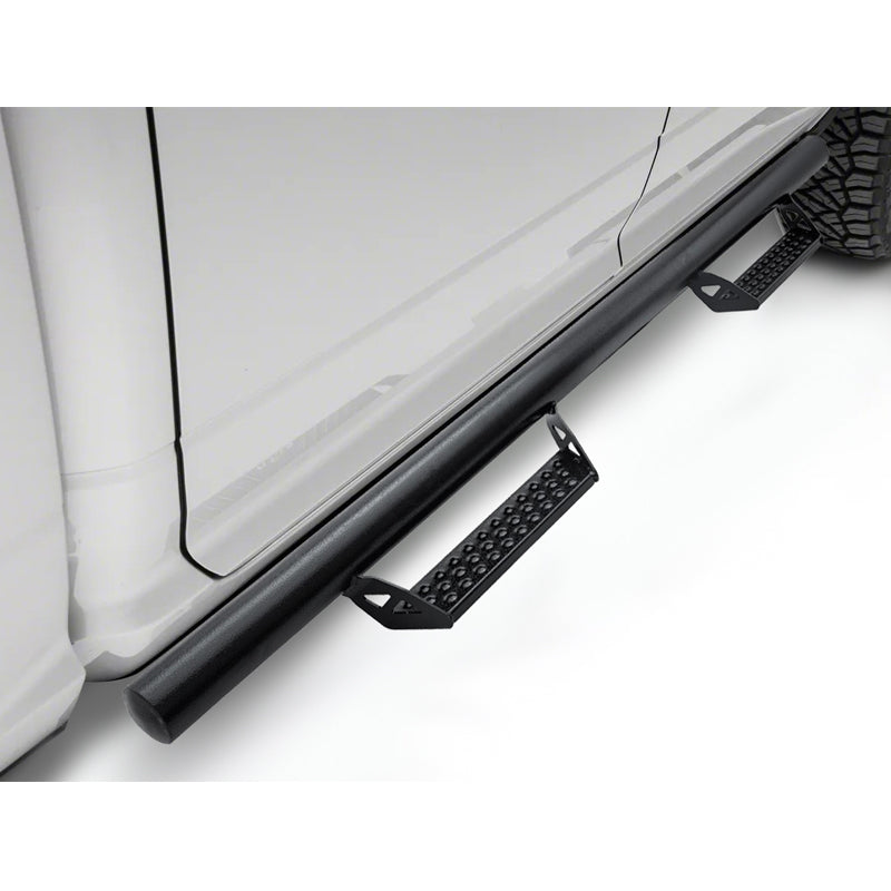 2007-2018 Chevy Silverado Extended Cab BCT Style Black Running Boards