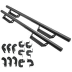2017-2022 Ford F-250 Super Duty Super Cab BCT Black Side Step Bars
