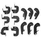 2017-2022 Ford F-250 Super Duty Super Cab BCT Black Side Step Bars