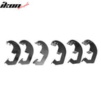2007-2019 Chevy Silverado GMC Sierra IKON V1 Black Running Board Steel