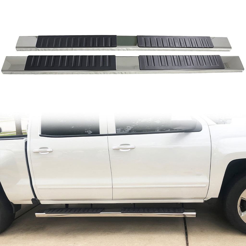 2007-2018 Chevy Silverado 1500 Crew Cab OE Side Running Board Steel