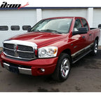 Fits 02-08 Dodge Ram Quad Cab 78in Ram Step Bars Running Boards Black