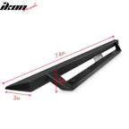 2009-2023 Dodge Ram 2500 3500 IKON V1 Black Running Boards Solid Steel