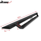 2005-2022 Toyota Tacoma Double Cab IKON V1 Black Running Boards Steel