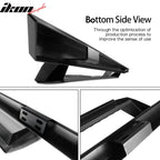 2007-2019 Chevy Silverado GMC Sierra IKON V1 Black Running Board Steel