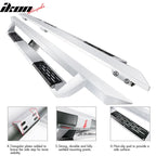 2005-2022 Toyota Tacoma Double Cab IKON V1 Silver Running Boards Steel