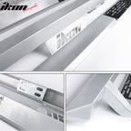 2007-2021 Toyota Tundra Crew Max IKON V1 Silver Running Boards Steel