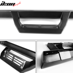 2009-2014 Ford F-150 Crew Cab IKON V2 Black Running Boards Solid Steel