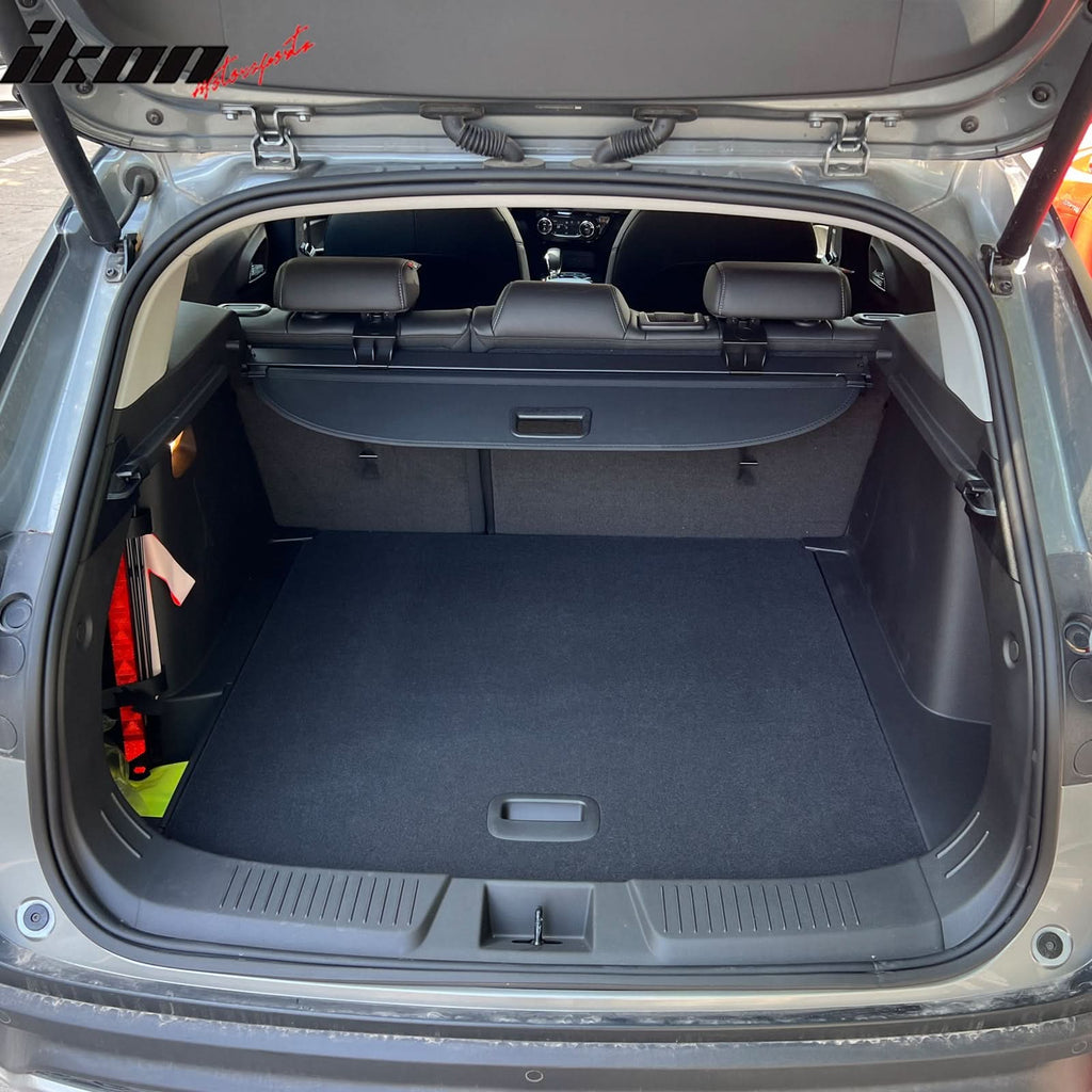 2024-2025 Chevrolet Trax Black Retractable Rear Trunk Cargo Cover Canv