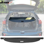 2017-2022 Kia Niro 4DR Black Rear Trunk Cargo Cover PVC Aluminum Rod