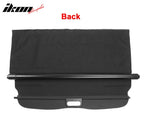 2016-2019 Smart EQ Fortwo 2DR Black Rear Cargo Cover PVC Aluminum Rod