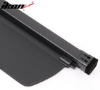 2022-2024 Rivian R1S Black Retractable Rear Trunk Cargo Cover Canvas