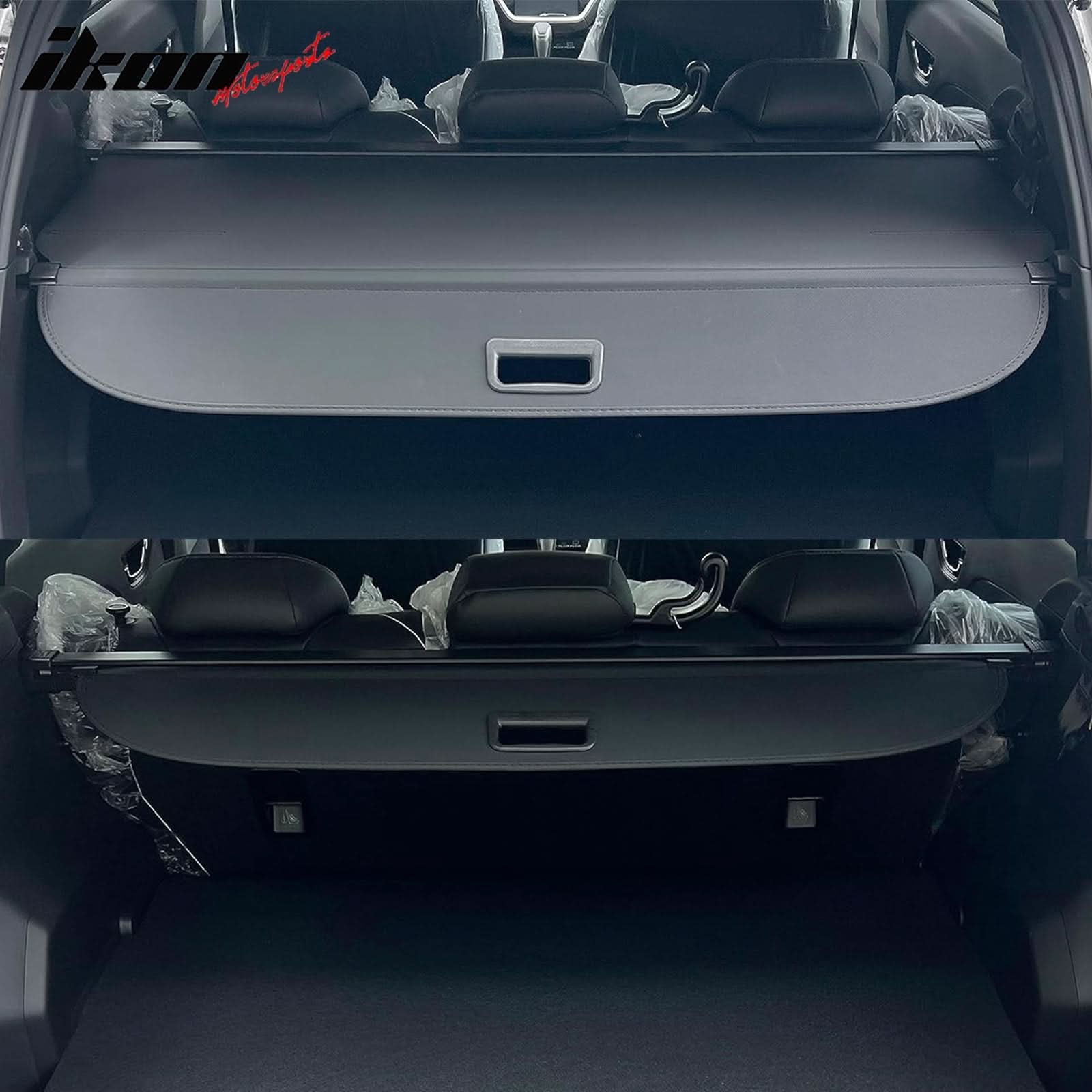 2024-2025 Subaru Crosstrek Impreza Black Trunk Cargo Cover PVC Aluminu