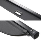 2022-2024 Toyota Corolla Cross Black Rear Cargo Cover PVC Aluminum Rod