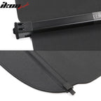 2022-2024 Toyota Corolla Cross Black Rear Cargo Cover PVC Aluminum Rod