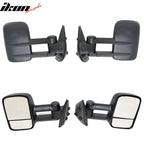 2007-2014 Silverado GMC Sierra Side Towing Mirrors Manual Non-Heated