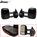 2007-2014 Silverado Sierra Tow Mirrors Power Heated Signal Light 2PC