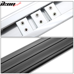 2016-2022 Honda Pilot V2 Style Black Chrome Running Board Aluminum ABS