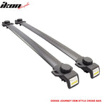 2009-2020 Dodge Journey OE Black Cross Bar Roof Rack Aluminum ABS