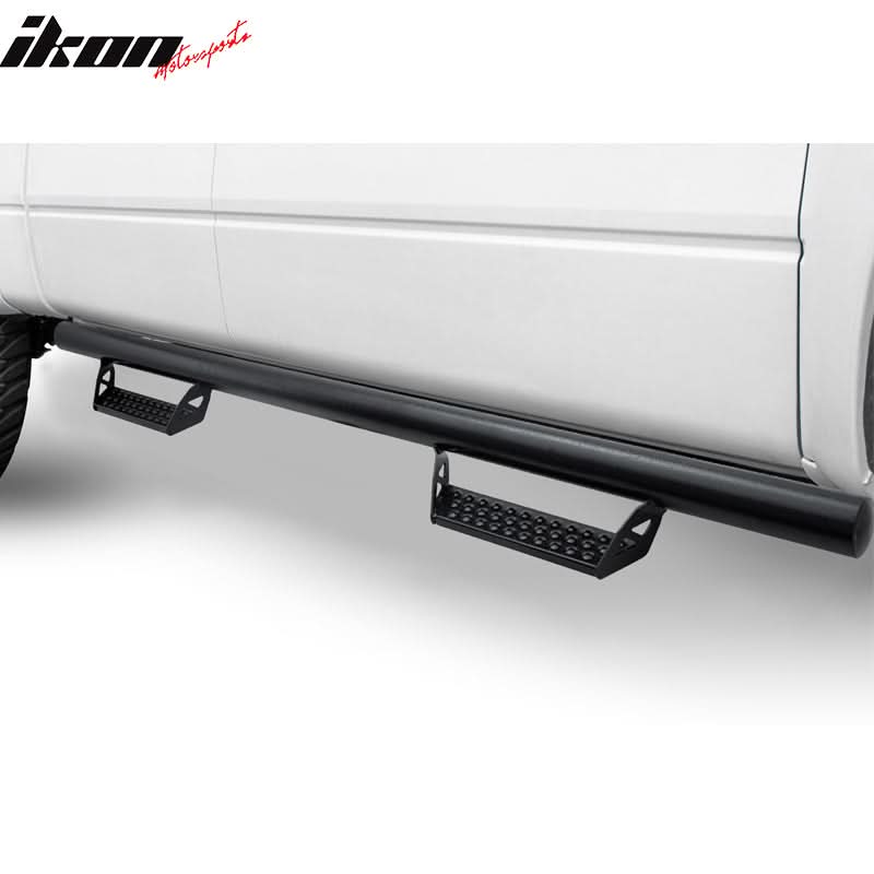 2007-2018 Jeep Wrangler 4Dr BCT Style Black Running Boards Side Steps