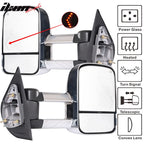 2007-2014Â Silverado Tow Mirrors Power Heated Signal Arrow Light 2PC