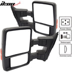 1999-2007Â F250 Side View Towing Mirror Power Dual Arm Pair Non Heated