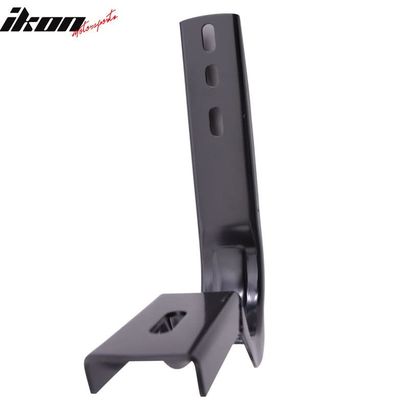 2007-2014 Sierra Double Cab Black Running Board Bracket Aluminum