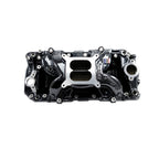 Edelbrock RPM Air-Gap Intake Manifold for Big-Block Chevy Oval Port - Black Plasma Finish