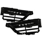 Spyder 20-22 Honda CRV Hybrid OEM Full LED Fog Lights w/Switch - Clear (FL-HCRV20-HY-LED-C)