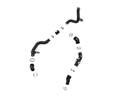 aFe 22-23 Hyundai Kona N L4 2.0L (t) BladeRunner Aluminum Hot and Cold Charge Pipe Kit - Black