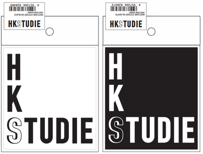 HKS HKSTUDIE Sticker SQ - Black