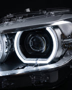 BMW 1 Series F20 / 118i Dual-Color (Yellow / White) LED Headlight Assembly with High / Low Beam 2015 - 2018