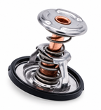 Black Billet Thermostat Housing with 160°F Thermostat – GM LT 5.3L & 6.2L V8 - 530160B - Granatelli Motor Sports