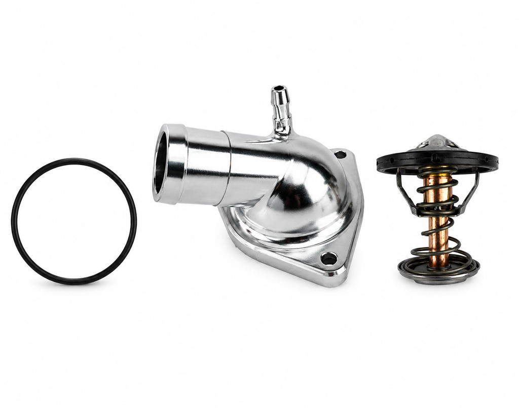 Billet Thermostat Housing with 180°F Thermostat – GM LT 5.3L & 6.2L V8 - 530180 - Granatelli Motor Sports