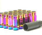Wheel Mate Muteki SR48 Open End Lug Nuts - Black 12x1.25 48mm