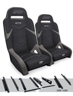 PRP Honda Talon GT3 Suspension Seats Kit (Pair) - Black & Gray