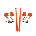 2011-2019 Chevrolet / GMC 58 inch Bolt On Traction Bars 4 inch Axle Diameter M&M Orange