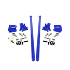 2011-2019 Chevrolet / GMC 70 inch Bolt On Traction Bars 4 inch Axle Diameter Illusion Blueberry