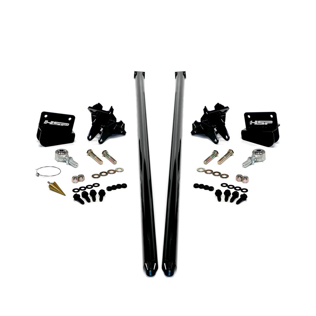 2011-2019 Chevrolet / GMC 70 inch Bolt On Traction Bars 4 inch Axle Diameter Ink Black